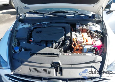 2021 Hyundai Sonata Blue z USA, uszkodzony, nr VIN KMHL24JJ4MA024934